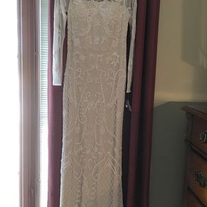 Beautiful Cream Sequence Dress